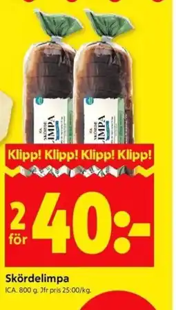 ICA Kvantum ICA Skördelimpa erbjuda