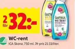 ICA Kvantum ICA Skona WC-rent erbjuda