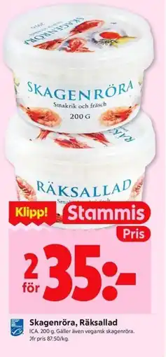 ICA Kvantum ICA Skagenröra, Räksallad erbjuda