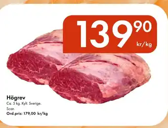 Snabbgross Högrev erbjuda