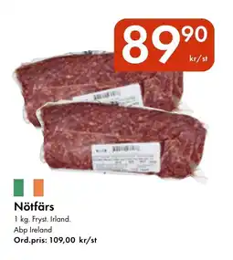 Snabbgross Nötfärs erbjuda
