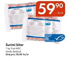Snabbgross Surimi bitar erbjuda