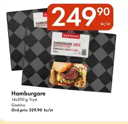 Snabbgross GASTRINO Hamburgare erbjuda