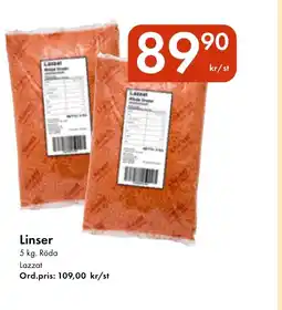Snabbgross Linser erbjuda