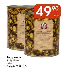 Snabbgross Pedros Jalapenos erbjuda