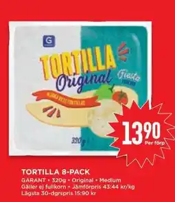 Willys TORTILLA 8-PACK erbjuda