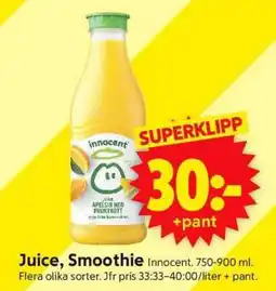 ICA Supermarket Juice, Smoothie erbjuda