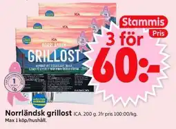 ICA Supermarket NORRLÄNDSK GRILLOST erbjuda