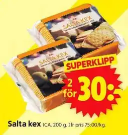 ICA Supermarket SALTA KEX erbjuda