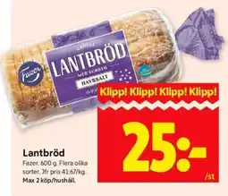ICA Supermarket Lantbröd erbjuda