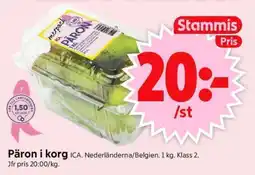 ICA Supermarket PÄRON I KORG erbjuda