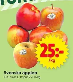 ICA Supermarket Svenska Äpplen erbjuda