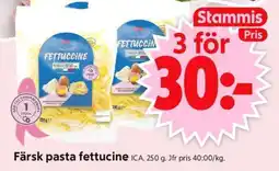 ICA Supermarket Färsk Pasta Fettuccine erbjuda