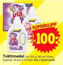 ICA Supermarket Tvättmedel erbjuda