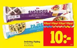 ICA Supermarket Smördeg, Pajdeg erbjuda