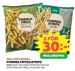 Coop POMMES FRITES, STRIPS erbjuda
