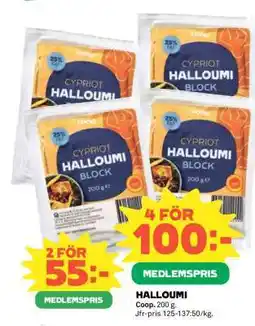 Coop HALLOUMI erbjuda