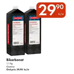 Snabbgross GASTRINO Bikarbonat erbjuda