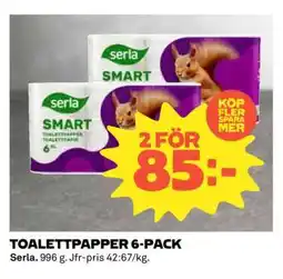 Coop TOALETTPAPPER 6-PACK erbjuda