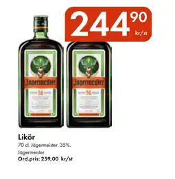 Snabbgross Jägermeister Likör erbjuda