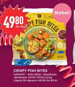 Willys GARANT Crispy fish bites erbjuda