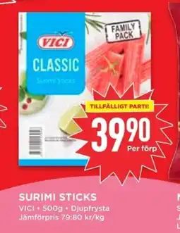 Willys VICI Surimi sticks erbjuda
