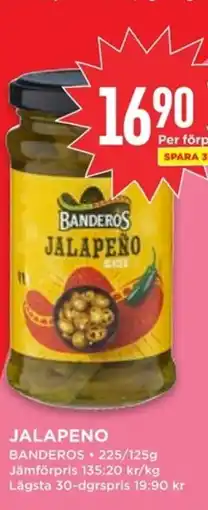 Willys BANDEROS Jalapeño erbjuda