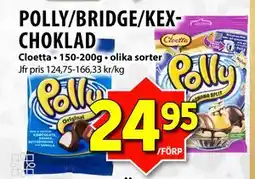 Matvärlden Tensta POLLY/BRIDGE/KEXCHOKLAD, SEK 24.95 erbjuda