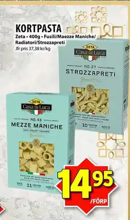 Matvärlden Tensta KORTPASTA, SEK 14.95 erbjuda