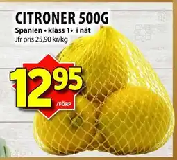 Matvärlden Tensta CITRONER 500G, SEK 12.95 erbjuda
