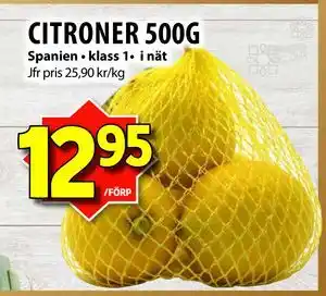 Matvärlden Tensta CITRONER 500G, SEK 12.95 erbjuda
