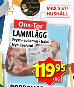 Matvärlden Tensta LAMMLÄGG, SEK 119.95 erbjuda