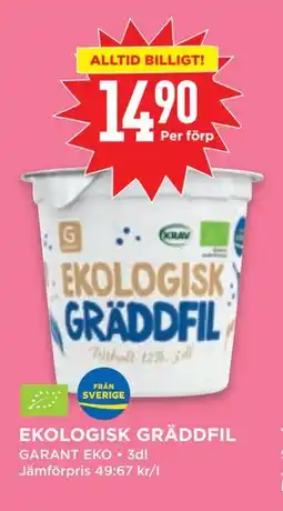 Willys EKOLOGISK GRÄDDFIL, SEK 14.9 erbjuda