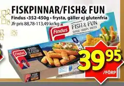 Matvärlden Tensta FISKPINNAR/FISH& FUN, SEK 39.95 erbjuda