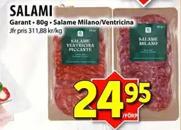 Matvärlden Tensta SALAMI, SEK 24.95 erbjuda