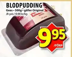Matvärlden Tensta BLODPUDDING, SEK 9.95 erbjuda