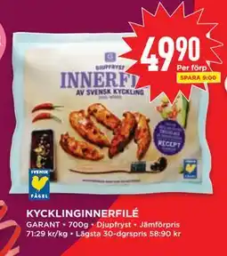 Willys KYCKLINGINNERFILÉ, SEK 49.9 erbjuda