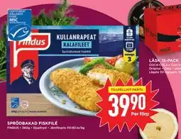 Willys SPRÖDBAKAD FISKFILÉ, SEK 39.9 erbjuda