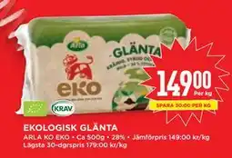 Willys EKOLOGISK GLÄNTA, SEK 149 erbjuda