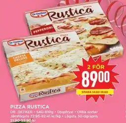 Willys PIZZA RUSTICA, SEK 89 erbjuda