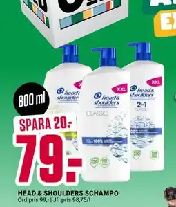 ÖoB HEAD & SHOULDERS SCHAMPO, SEK 79 erbjuda