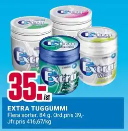 ÖoB EXTRA TUGGUMMI, SEK 35 erbjuda