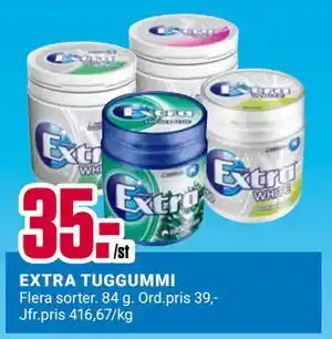 ÖoB EXTRA TUGGUMMI, SEK 35 erbjuda