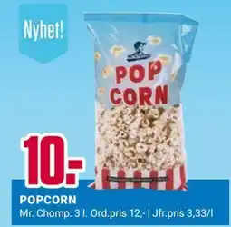 ÖoB POPCORN, SEK 10 erbjuda