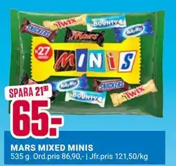 ÖoB MARS MIXED MINIS, SEK 65 erbjuda
