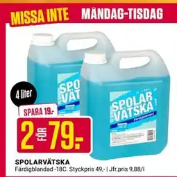 ÖoB SPOLARVÄTSKA, SEK 79 erbjuda