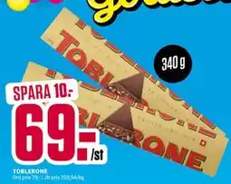ÖoB TOBLERONE, SEK 69 erbjuda