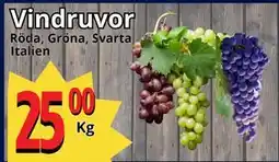Supergrossen Vindruvor, SEK 25 erbjuda