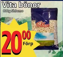 Supergrossen Vita bönor, SEK 20 erbjuda