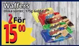 Supergrossen Waffers, SEK 15 erbjuda